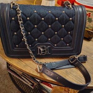 Navy Quilted Women's Bag
